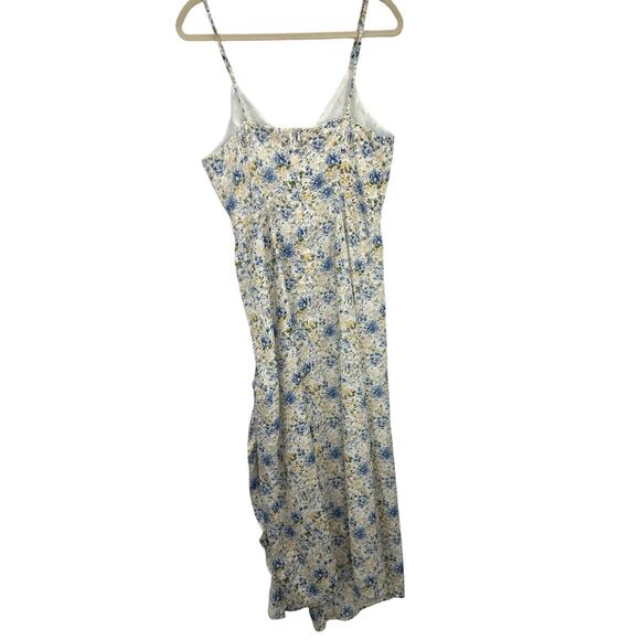 Anthropologie En Saison Floral Midi Slip Sundress Dress – Size Medium - Picture 5 of 8